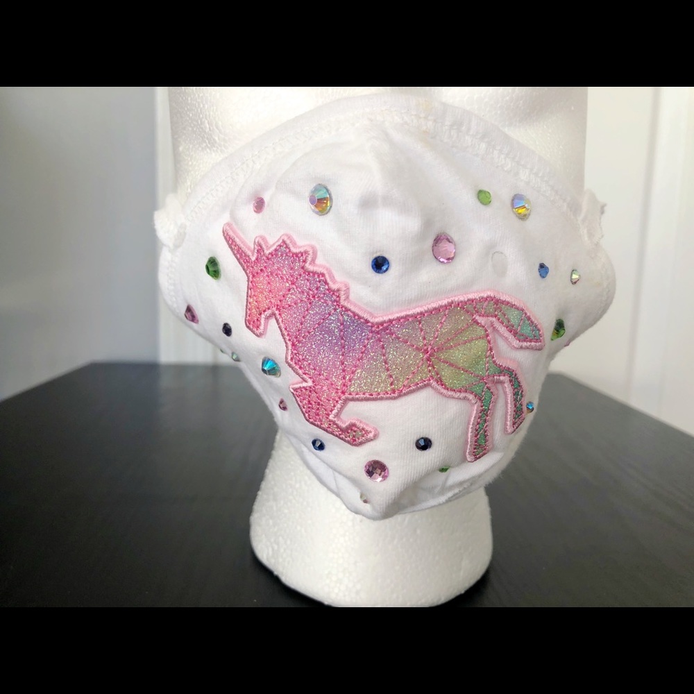 Fancy Faces Bling Kids Face Mask